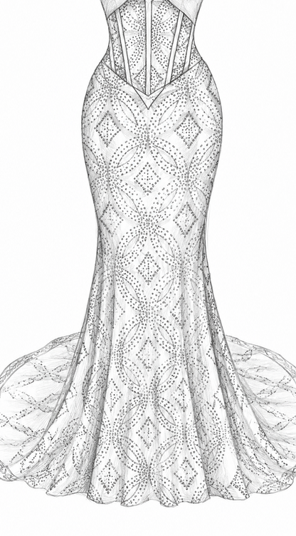BESPOKE SHAASH DRESS