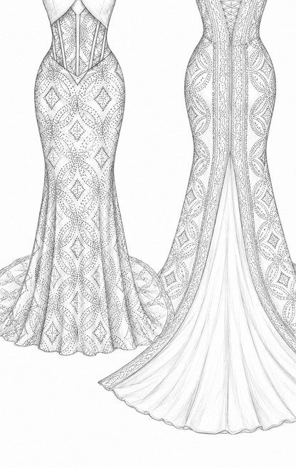 BESPOKE SHAASH DRESS